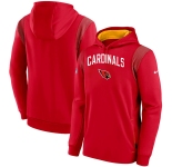 Men's Arizona Cardinals Red On The Ball Pullover Hoodie