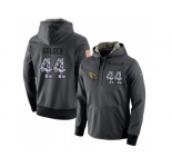 NFL Men's Nike Arizona Cardinals #44 Markus Golden Stitched Black Anthracite Salute to Service Player Performance Hoodie