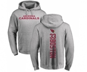 NFL Nike Arizona Cardinals #33 Tre Boston Ash Backer Pullover Hoodie