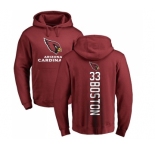 NFL Nike Arizona Cardinals #33 Tre Boston Maroon Backer Pullover Hoodie