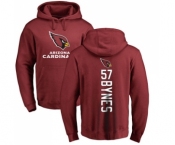 NFL Nike Arizona Cardinals #57 Josh Bynes Maroon Backer Pullover Hoodie