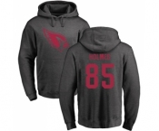 NFL Nike Arizona Cardinals #85 Gabe Holmes Ash One Color Pullover Hoodie