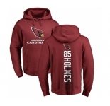 NFL Nike Arizona Cardinals #85 Gabe Holmes Maroon Backer Pullover Hoodie