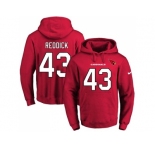 Nike Arizona Cardinals #43 Haason Reddick Red Name & Number Pullover NFL Hoodie