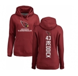 NFL Women's Nike Arizona Cardinals #43 Haason Reddick Maroon Backer Pullover Hoodie