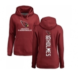 NFL Women's Nike Arizona Cardinals #85 Gabe Holmes Maroon Backer Pullover Hoodie