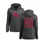 NFL Women's Nike Arizona Cardinals #90 Robert Nkemdiche Ash One Color Pullover Hoodie