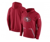 Men San Francisco 49ers Nike Scarlet Champ Drive Vapor Speed Performance Pullover Hoodie