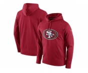 Men San Francisco 49ers Nike Scarlet Circuit Logo Essential Performance Hoodie