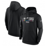 Men's San Francisco 49ers 2022 Black Crucial Catch Therma Performance Pullover Hoodie