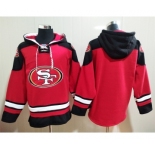 Men's San Francisco 49ers Custom Red Team Color New NFL Hoodie