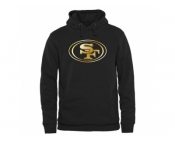 Men's San Francisco 49ers Pro Line Black Gold Collection Pullover Hoodie