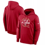 Men's San Francisco 49ers Scarlet 2023 NFC West Division Champions Locker Room Trophy Collection Pullover Hoodie