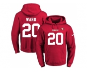 Nike San Francisco 49ers #20 Jimmie Ward Red Name & Number Pullover NFL Hoodie