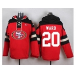 Nike San Francisco 49ers #20 Jimmie Ward Red Player Pullover NFL Hoodie