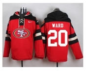 Nike San Francisco 49ers #20 Jimmie Ward Red Player Pullover NFL Hoodie