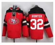 Nike San Francisco 49ers #32 Kendall Hunter Red Player Pullover Hoodie