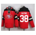Nike San Francisco 49ers #38 Jarryd Hayne Red Player Pullover Hoodie