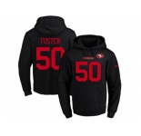 Nike San Francisco 49ers #50 Reuben Foster Black Name & Number Pullover NFL Hoodie