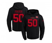 Nike San Francisco 49ers #50 Reuben Foster Black Name & Number Pullover NFL Hoodie