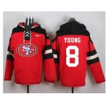 Nike San Francisco 49ers #8 Steve Young Red Player Pullover Hoodie