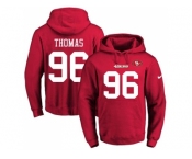 Nike San Francisco 49ers #96 Solomon Thomas Red Name & Number Pullover NFL Hoodie