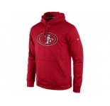 San Francisco 49ers Nike Scarlet Practice Performance Pullover Hoodie