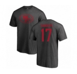 Football San Francisco 49ers #17 Emmanuel Sanders Ash One Color T-Shirt