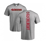 Football San Francisco 49ers #27 Adrian Colbert Ash Backer T-Shirt