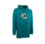 Antigua Miami Dolphins Signature Aqua Pullover Hoodie