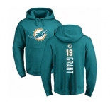 NFL Nike Miami Dolphins #19 Jakeem Grant Aqua Green Backer Pullover Hoodie