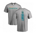NFL Nike Miami Dolphins #19 Jakeem Grant Ash Backer T-Shirt