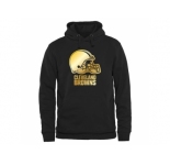 Men's Cleveland Browns Pro Line Black Gold Collection Pullover Hoodie