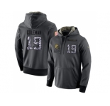 NFL Men's Nike Cleveland Browns #19 Corey Coleman Stitched Black Anthracite Salute to Service Player Performance Hoodie