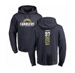 Football Los Angeles Chargers #97 Joey Bosa Navy Blue Backer Pullover Hoodie