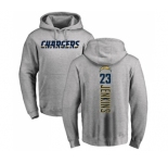 NFL Nike Los Angeles Chargers #23 Rayshawn Jenkins Ash Backer Pullover Hoodie