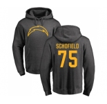 NFL Nike Los Angeles Chargers #75 Michael Schofield Ash One Color Pullover Hoodie