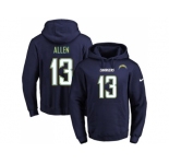 Nike San Diego Chargers #13 Keenan Allen Navy Blue Name & Number Pullover NFL Hoodie