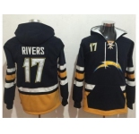 Nike San Diego Chargers #17 Philip Rivers Navy Blue Gold Name & Number Pullover NFL Hoodie