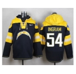 Nike San Diego Chargers #54 Melvin Ingram Navy Blue Player Pullover Hoodie