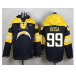Nike San Diego Chargers #99 Joey Bosa Navy Blue Player Pullover Hoodie
