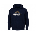 San Diego Chargers Navy Blue Critical Victory Pullover Hoodie