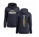 NFL Women's Nike Los Angeles Chargers #4 Michael Badgley Navy Blue Backer Pullover Hoodie