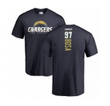 Football Los Angeles Chargers #97 Joey Bosa Navy Blue Backer T-Shirt