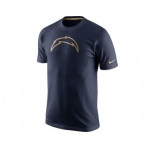 Men's San Diego Chargers Nike Navy Championship Drive Gold Collection Performance T-Shirt