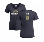 Football Women's Los Angeles Chargers #97 Joey Bosa Navy Blue Backer T-Shirt