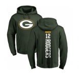 Football Green Bay Packers #12 Aaron Rodgers Green Backer Hoodie