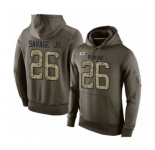 Football Men's Green Bay Packers #26 Darnell Savage Jr. Green Salute To Service Pullover Hoodie
