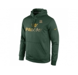 Green Bay Packers Nike Green Gold Collection KO Pullover Performance Hoodie