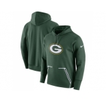 Men Green Bay Packers Nike Green Champ Drive Vapor Speed Pullover Hoodie